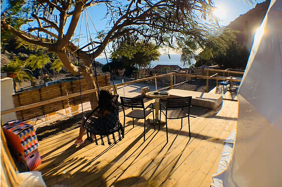 Dos noches con cenas para 2 en Eco Domo-Blue Ocean Camp en La Aldea de San Nicolás ( Las Palmas)