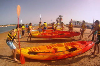 Alquiler de kayak individual en Chiclana (Cádiz)