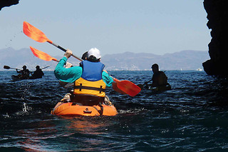 Kayak en Tamarit (Tarragona)