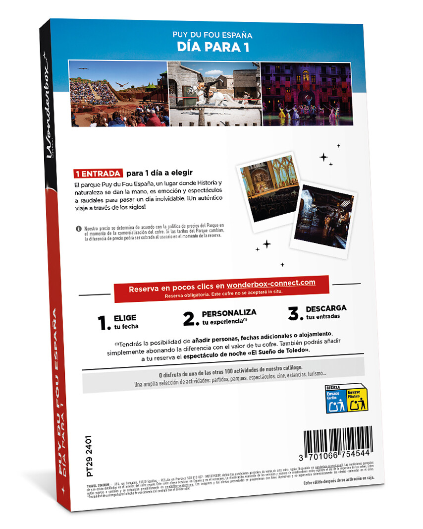 Puy du Fou España - 1 dia / 1 adulto