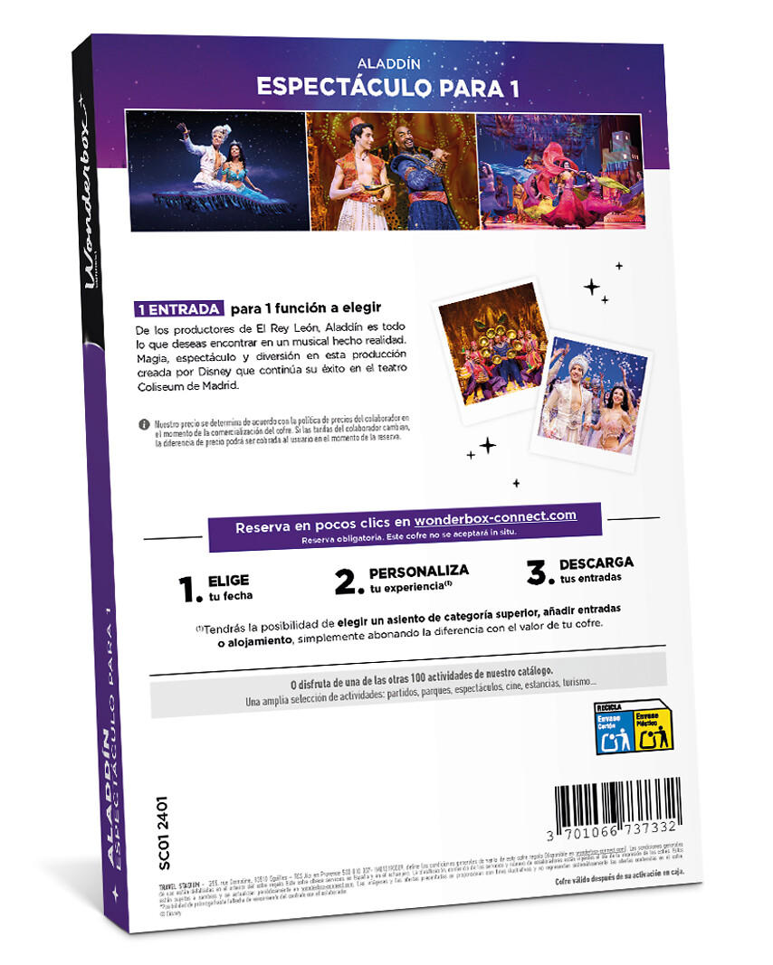 Aladdin - 1 persona