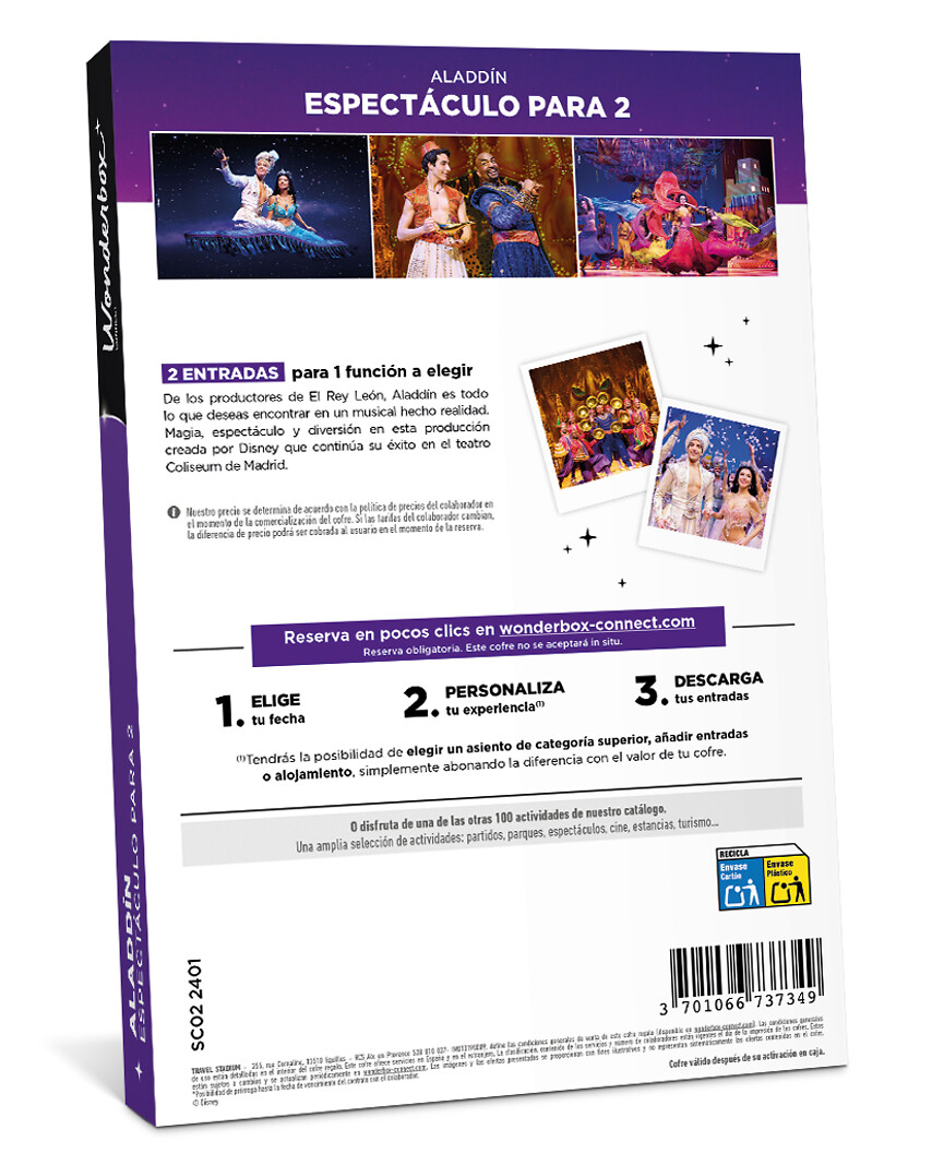 Aladdin - 2 entradas
