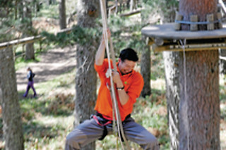 Circuito aventura para 4 adultos y 4 junior en Víznar (Granada)