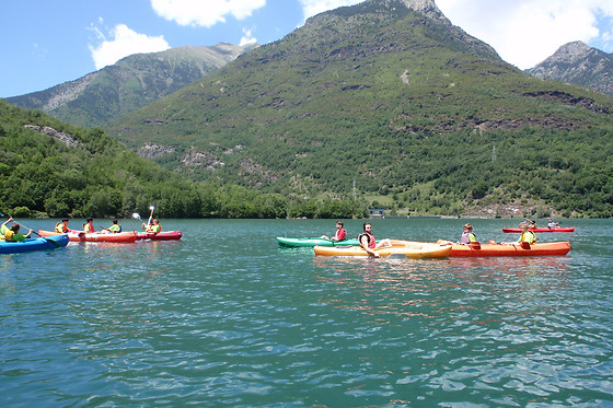 Paseo en kayak en Eriste (Huesca)